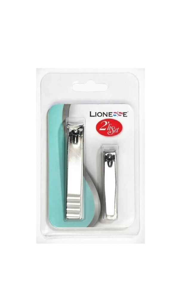Lionesse 5108 İkili Kişisel Bakım Seti (Tırnak Makası + Cımbız)