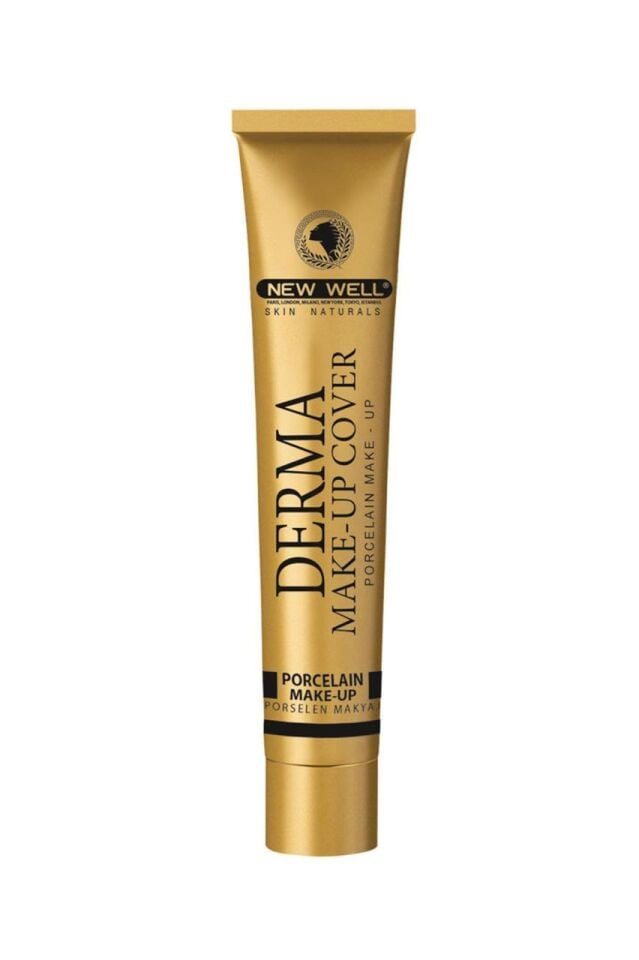 New Well Yoğun Kapatıcı Fondöten Derma Make Up Cover 01 Gold 30 ml