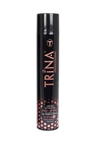 Trina NoGas Gazsız Saç Spreyi 400 Ml Mega Sert