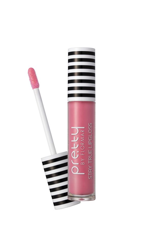 Flormar Ruj - Pretty By Stay True Lipgloss 03 Pink