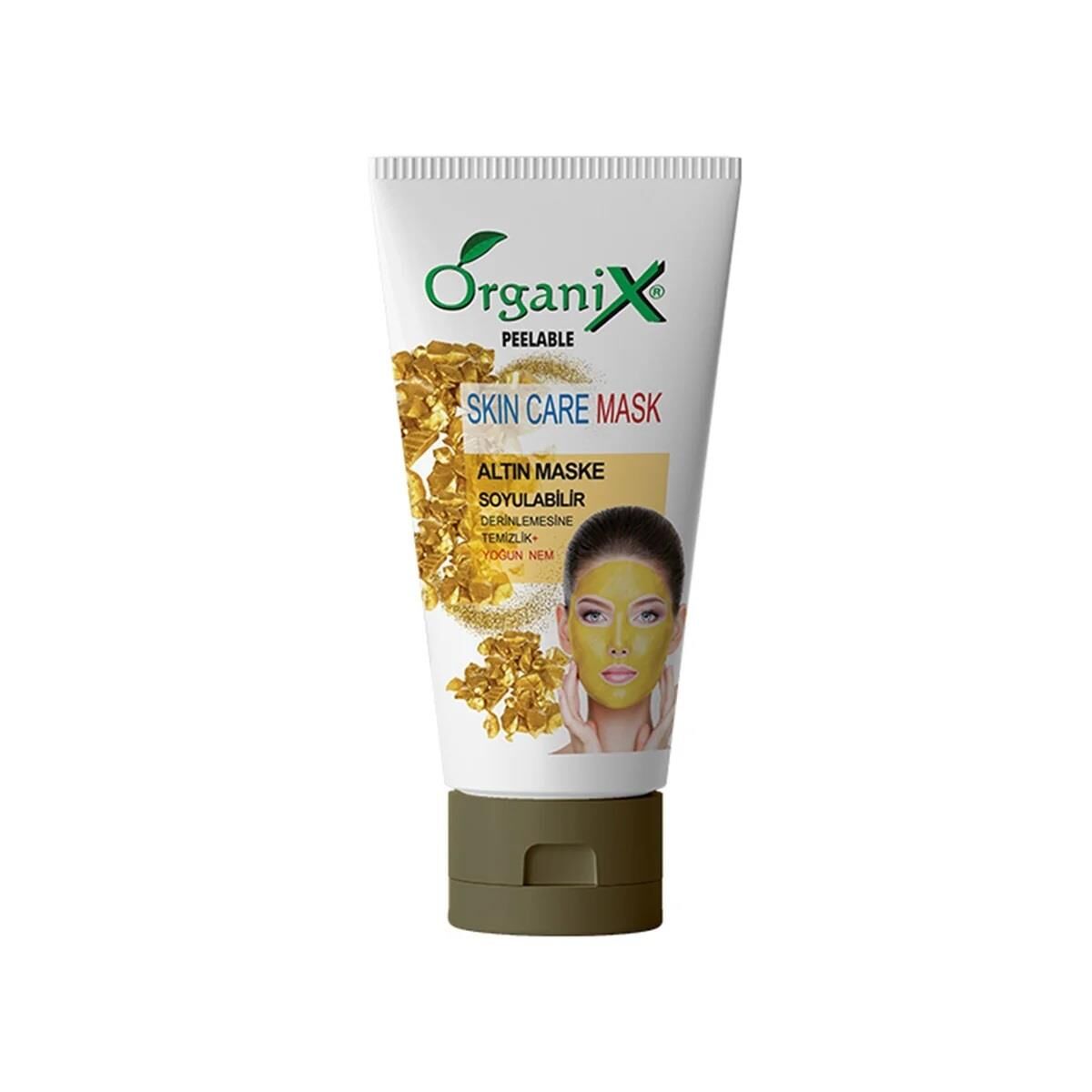 Organix Soyulabilir Yüz Maskesi 150 Ml Altın Maske