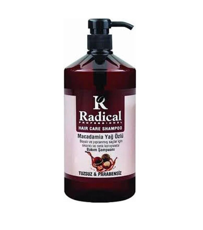 Radical Macadamia Yağ Özlü Tuzsuz Şampuan 1000 Ml