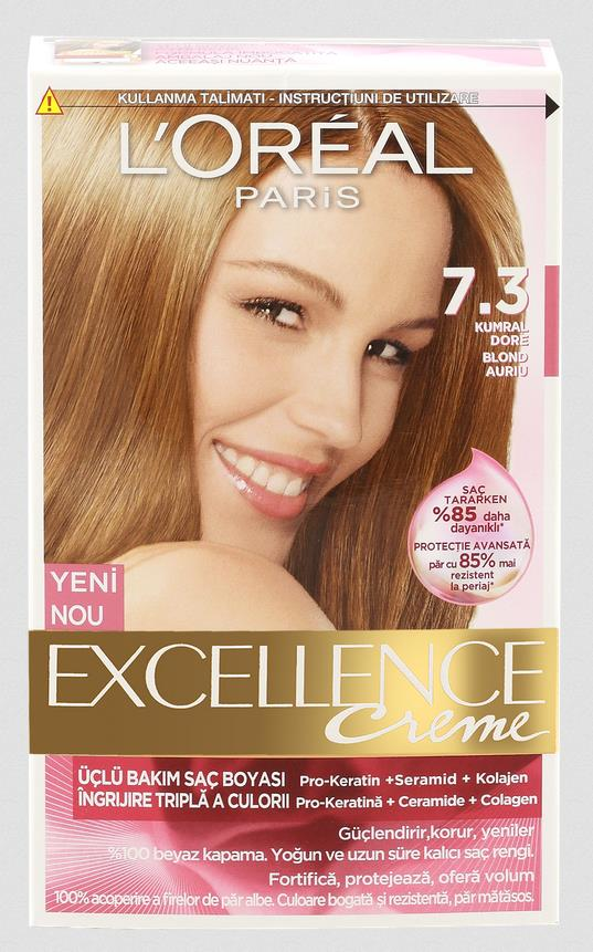 Loreal Excellence 7.3 Altın Kumral Dore
