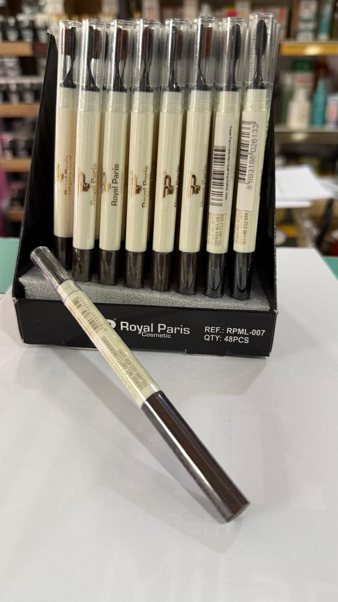 Royal Paris Eyebrow Fırçalı Kaş Kalemi Siyah