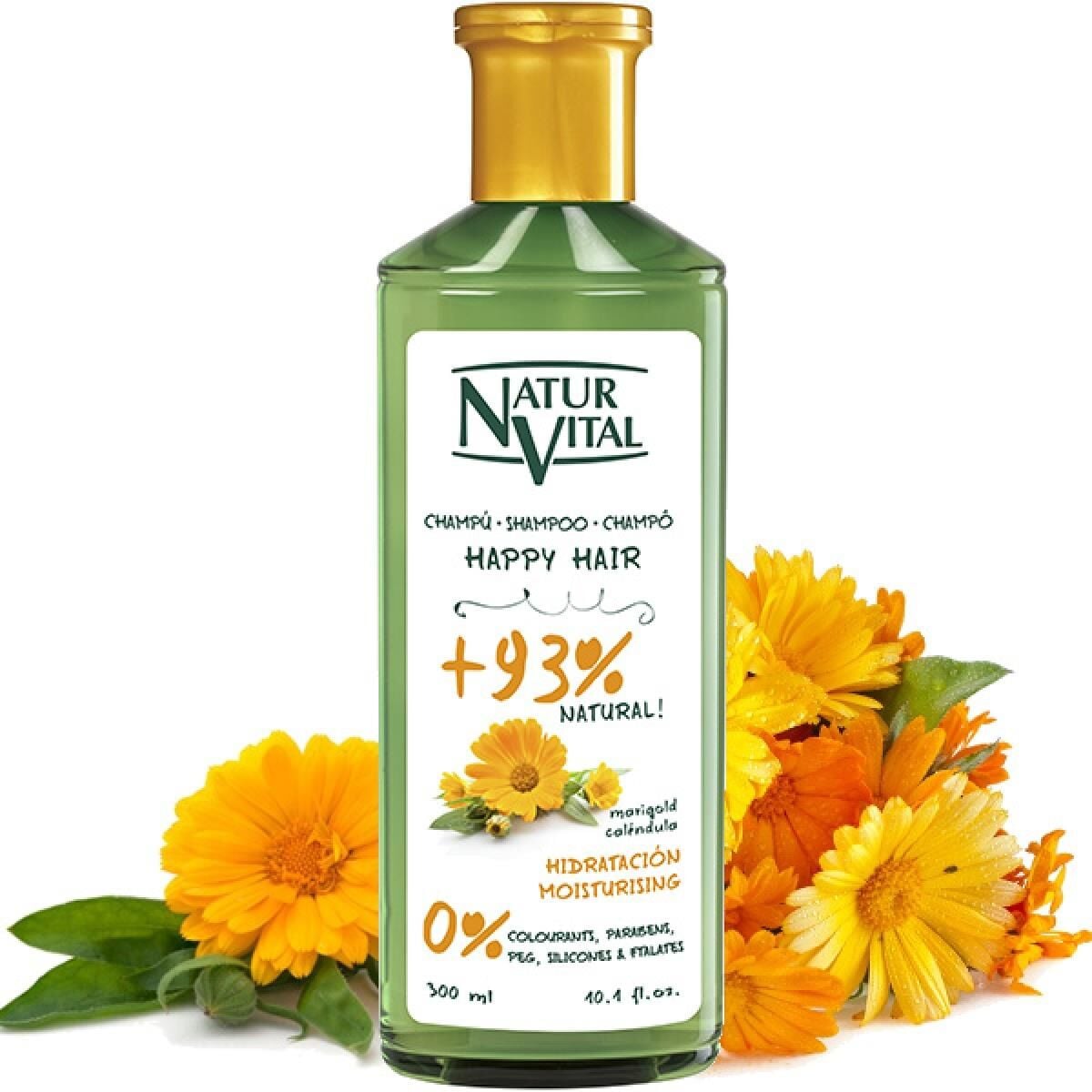 Natur Vital Happy Hair Moistrizing 300ml +%93 Natural Hergün Şampuanı