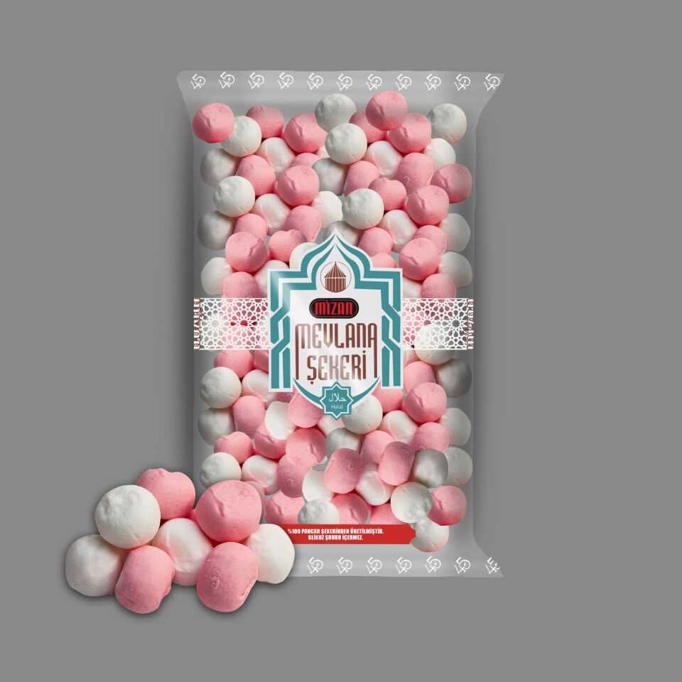 Mizan 10 x 400 Gr Mevlana Şekeri Sade Kızan Peynir Şekeri