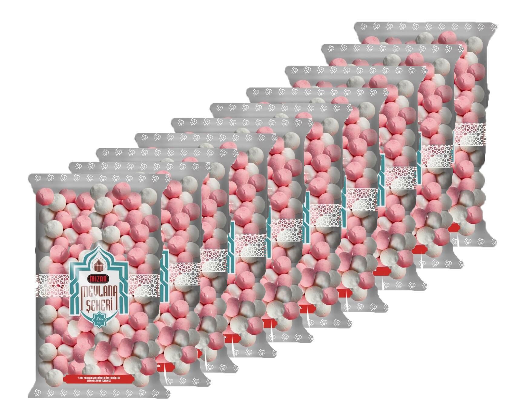 Mizan 10 x 400 Gr Mevlana Şekeri Sade Kızan Peynir Şekeri