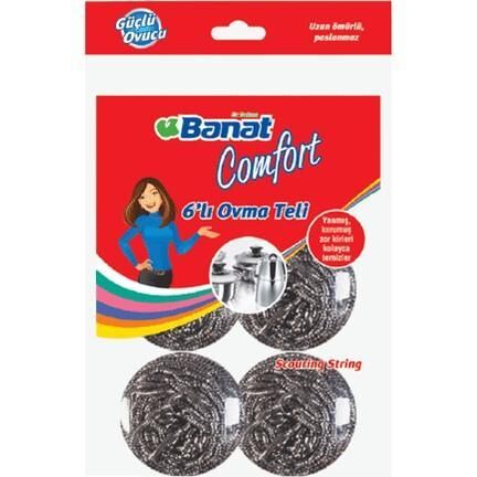 Banat Comfort 6 lı Bulaşık Ovma Teli