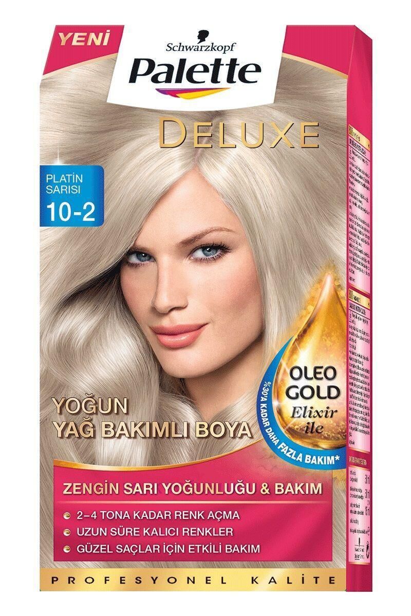 Palette Deluxe Saç Boyası 10.2 Platin Sarı
