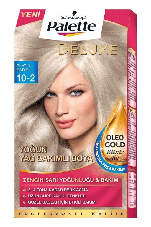Palette Deluxe Saç Boyası 10.2 Platin Sarı