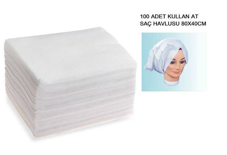 Tek Kullanımlık Saç Havlusu Kullan At 100 lü