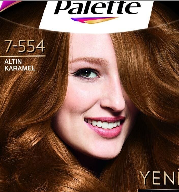 delist Palette Deluxe Saç Boyası 7.554 Altın Karamel