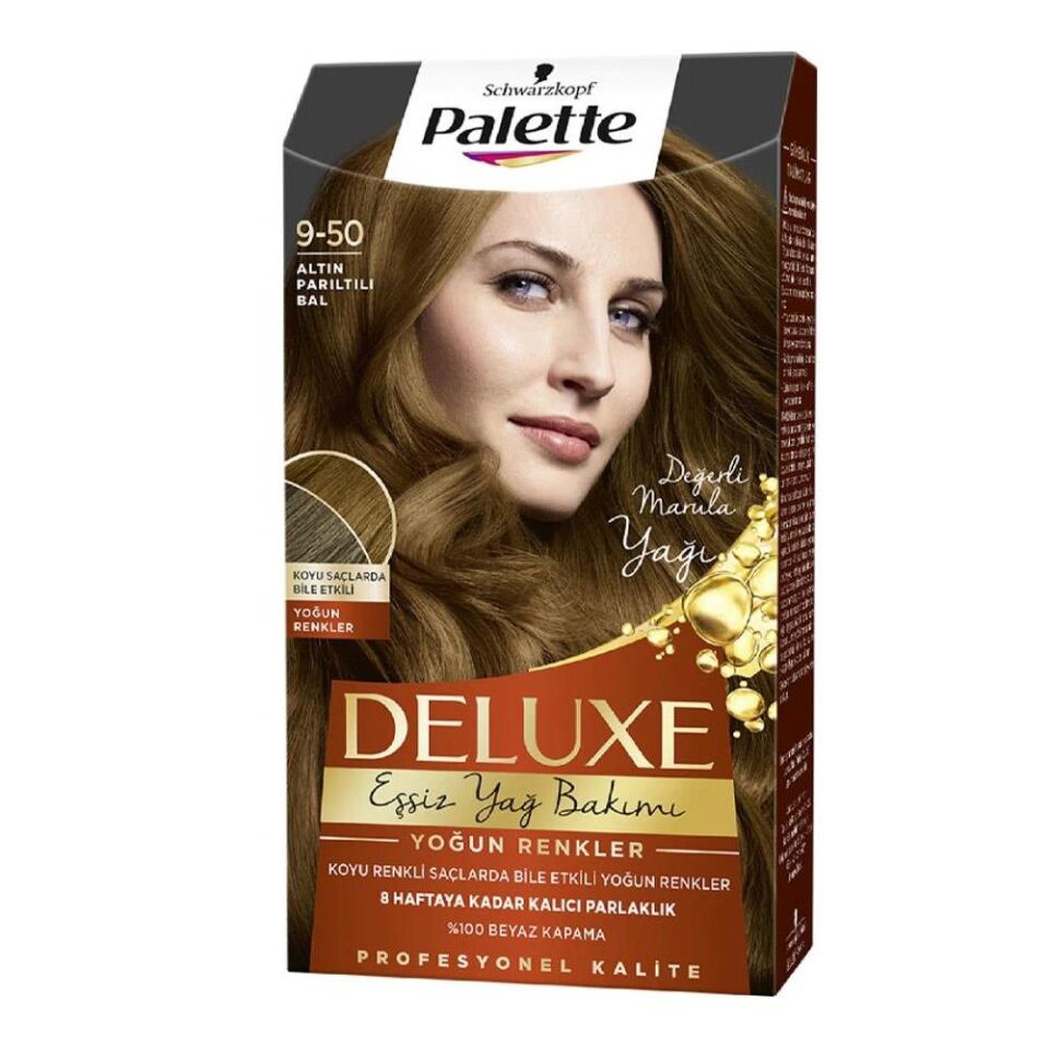 Palette Deluxe Saç Boyası 9.50 Altın Parıltılı Bal