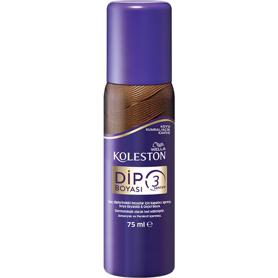 Koleston Wella Root Touch Kapatıcı Sprey Dip Saç Boyası Koyu Kumral 75 Ml
