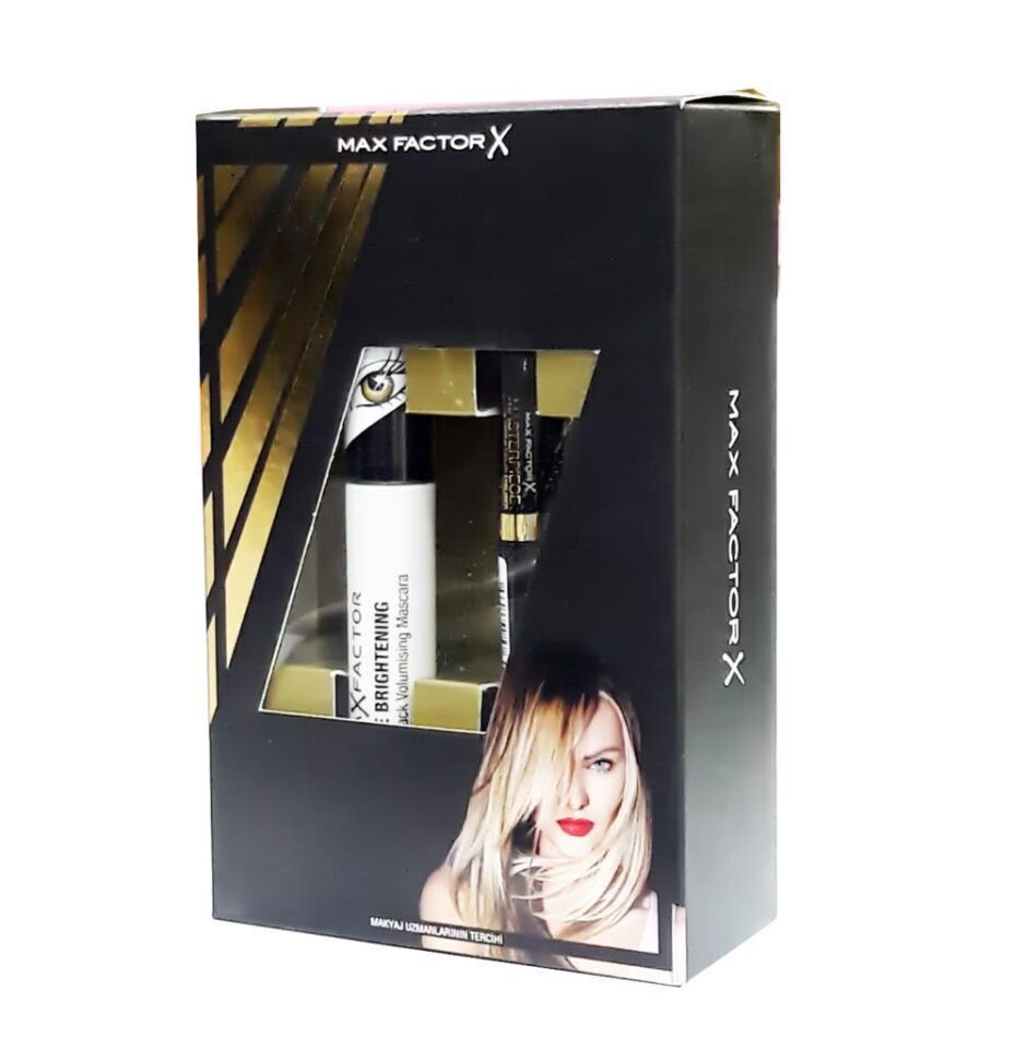 Max Factor Masterpiece Glide Define Eyeliner + Eye Brightening Maskara Set