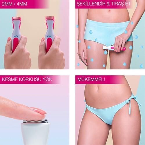 Veet Depilasyon Cihazı Sensitive Touch Tüy Alıcı ve Şekillendirici Tıraş Makinesi