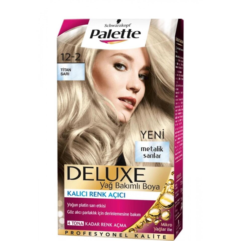 Palette Deluxe Saç Boyası 12.2 Titan Sarı