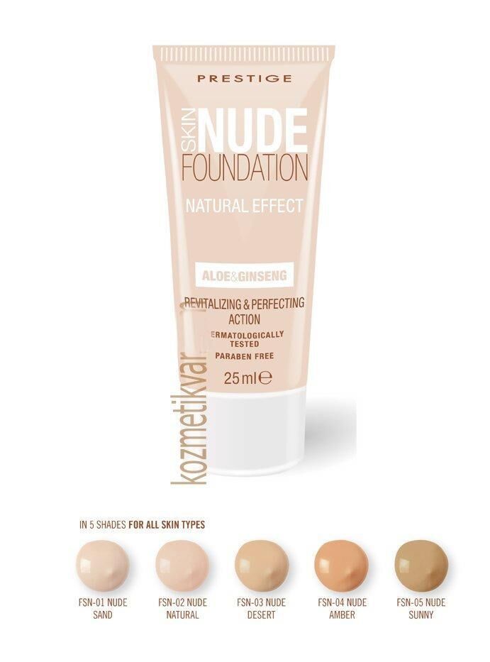 Prestige Skin Nude Fondöten FSN 01 Nude Sand