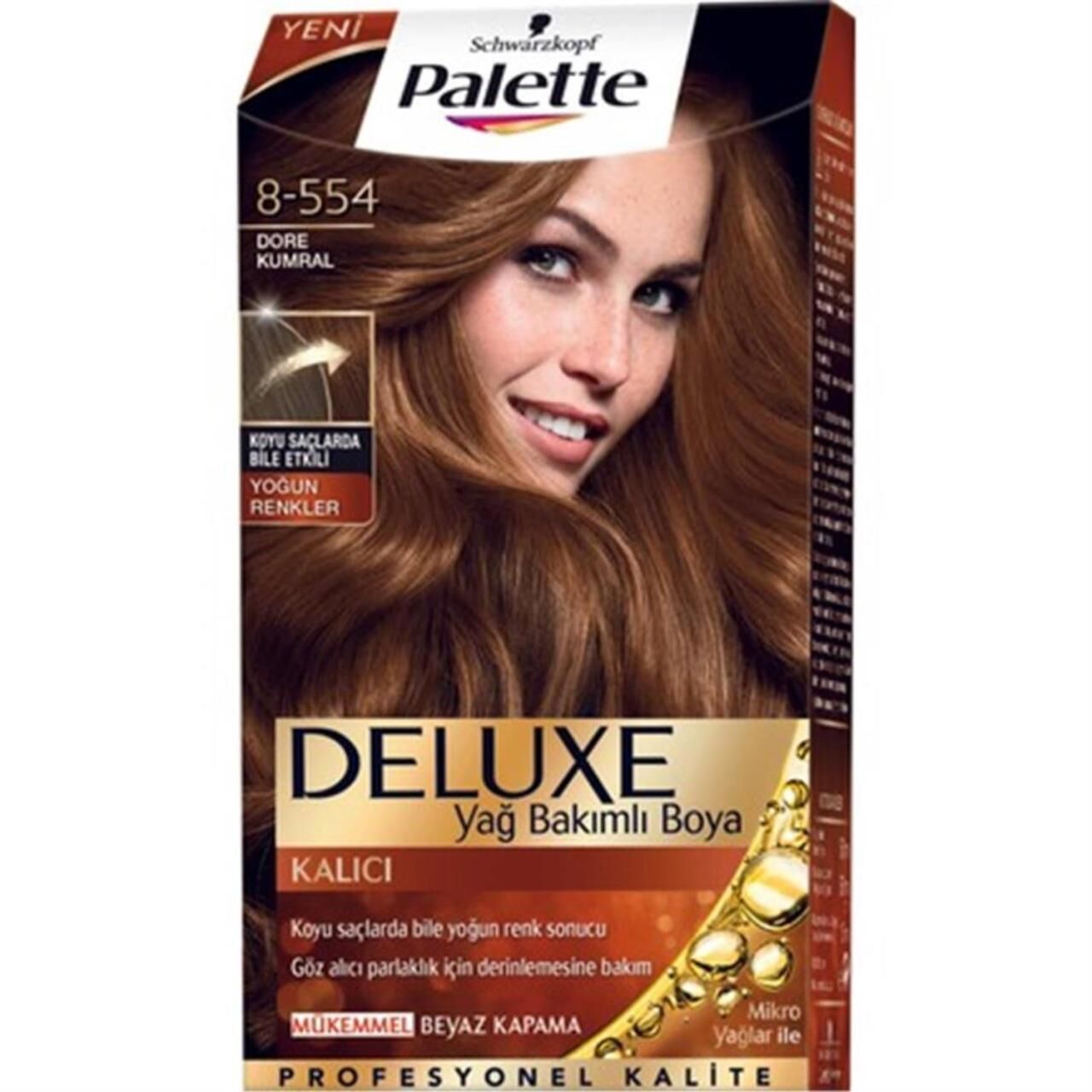 Palette Deluxe Saç Boyası 8.554 Dore Kumral