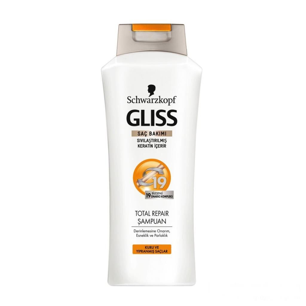 Gliss Şampuan Total  Repair 650 Ml Normal Ve Yıpranmış Saçlar