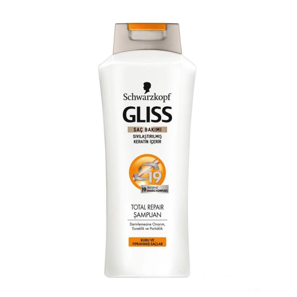 Gliss Şampuan Total  Repair 650 Ml Normal Ve Yıpranmış Saçlar
