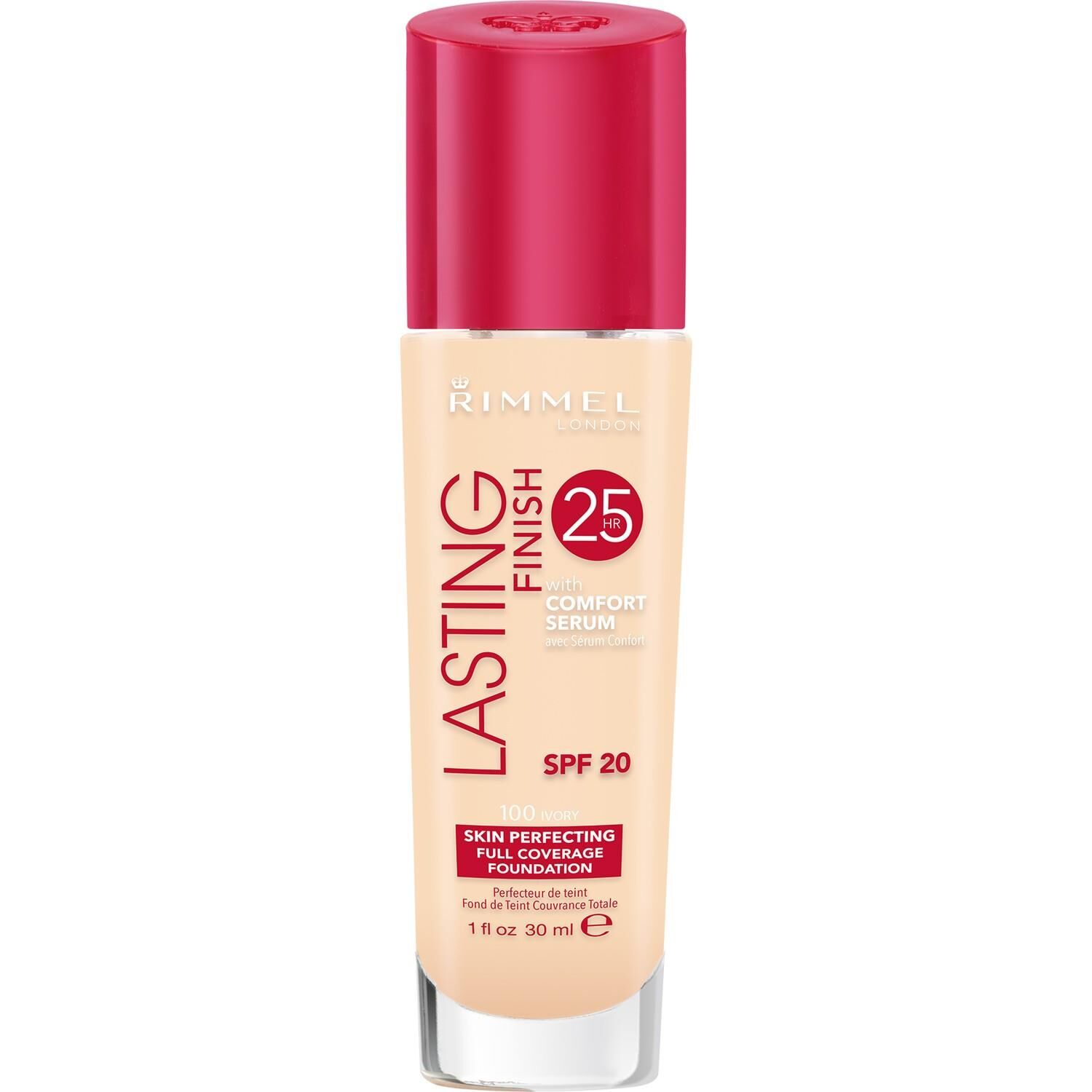 Rimmel London Fondöten Lasting Finish Foundation 100 Ivory