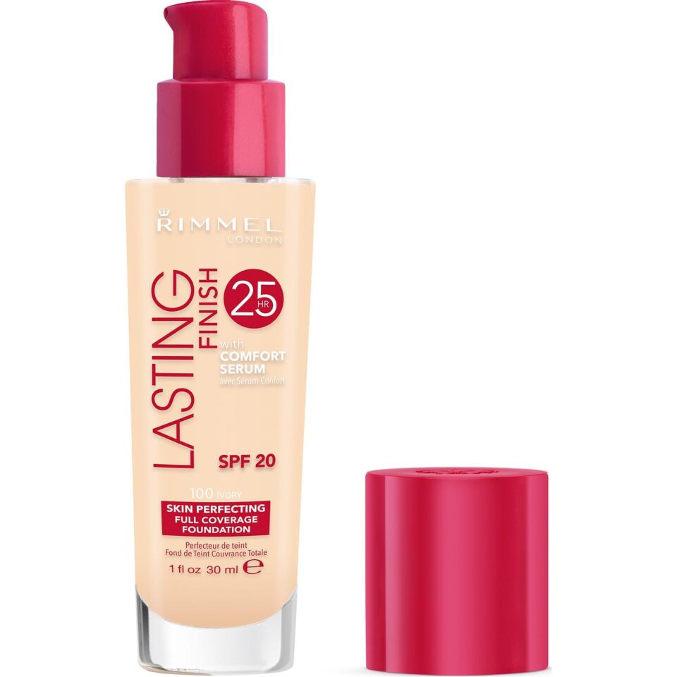 Rimmel London Fondöten Lasting Finish Foundation 100 Ivory