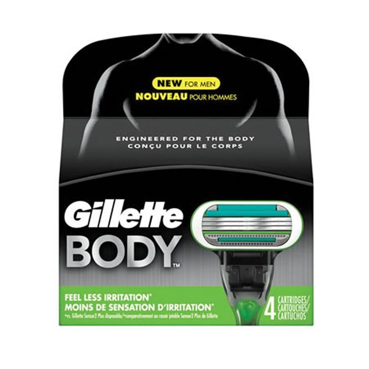 Gillette Body Vücut İçin Tıraş Makinesi 4 lü Yedek Bıçak