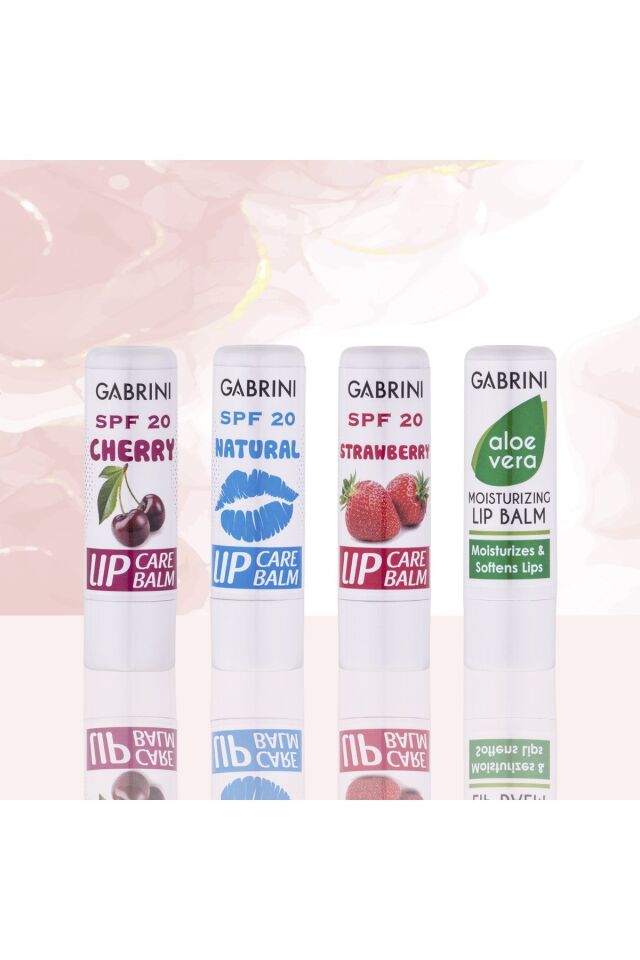 Gabrini Dudak Koruyucu Nemlendirici Lip Balm Care Aloe Vera SPF20