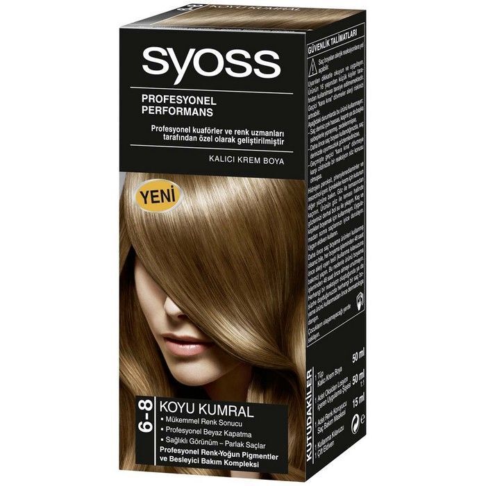 Syoss Saç Boyası 6.8 Koyu Kumral