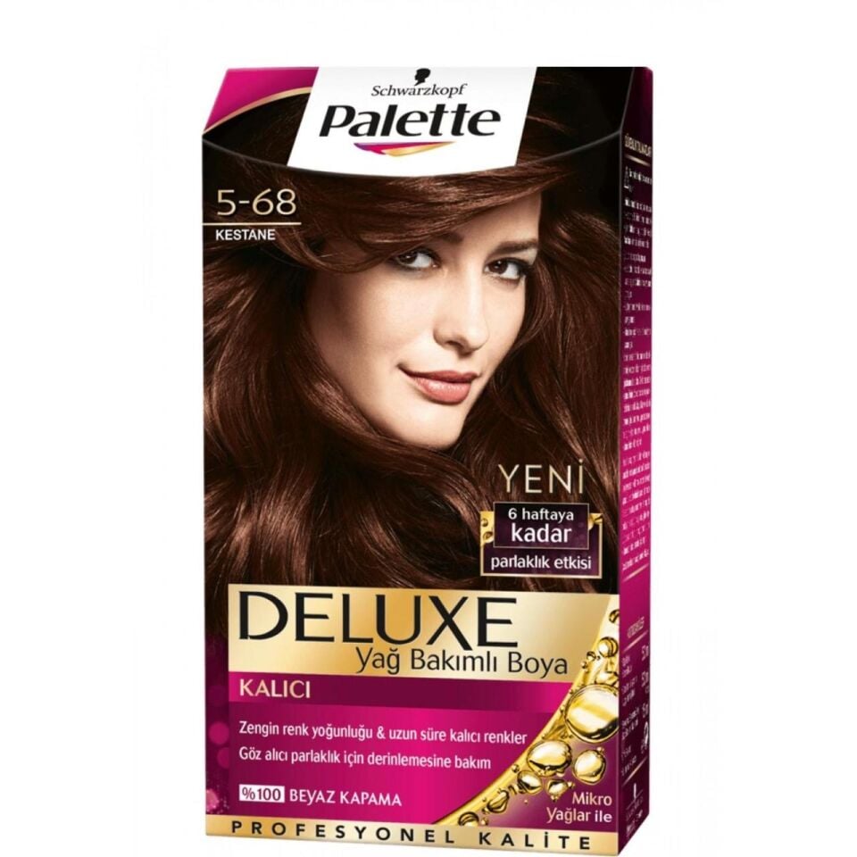Palette Deluxe Saç Boyası 5.68 Kestane
