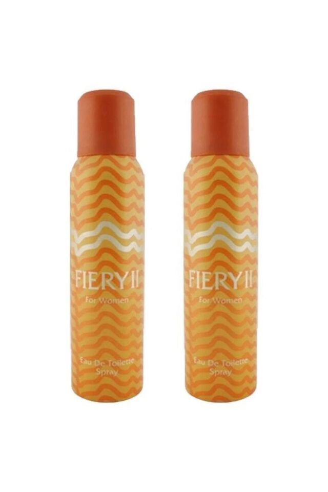 2 Adet x Fiery 2 Deodorant 150 Ml Bayan