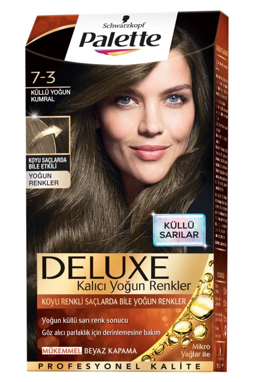 Palette Deluxe Saç Boyası 7.3 Küllü Yoğun Kumral