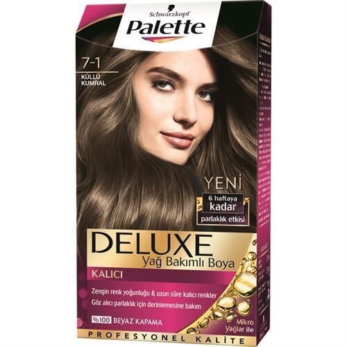 Palette Deluxe Saç Boyası 7.1 Küllü Kumral