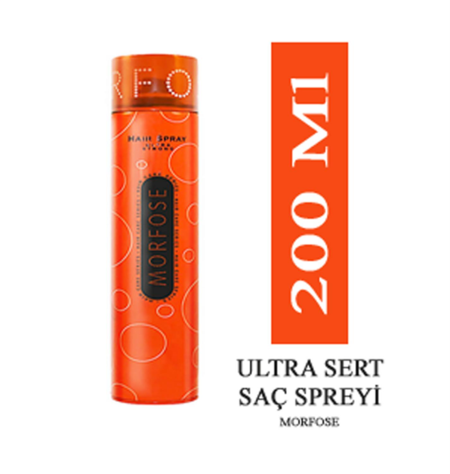 Morfose 200 ml Saç Spreyi Ultra Strong Turuncu