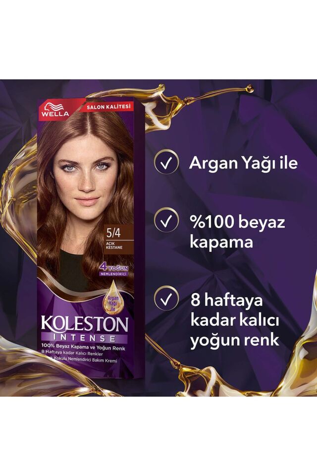 Koleston Intense Saç Bayası 5.4 Açık Kestane