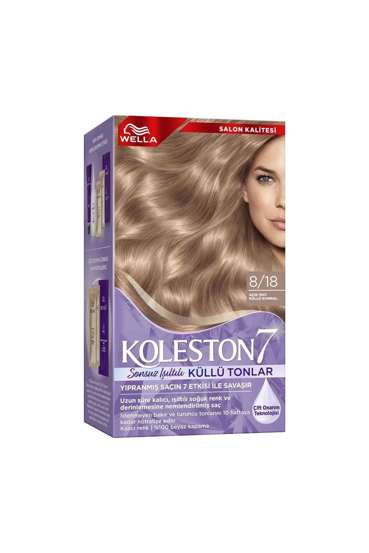 Koleston Set 8.18 Açık İnci Küllü Kumral
