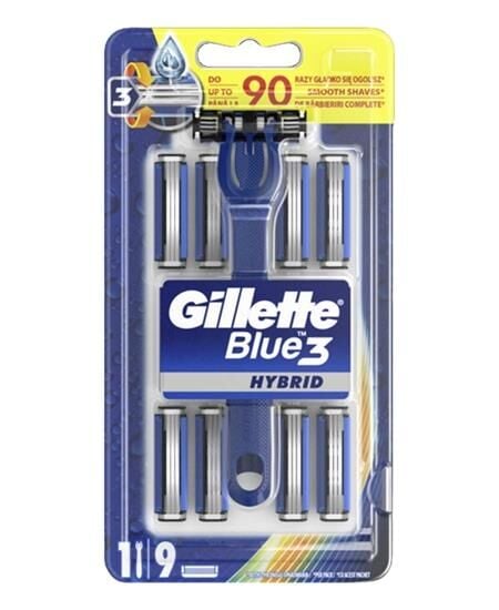 Gillette Blue3 Hibrid Tıraş Makinesi + 9 Yedek Bıçak