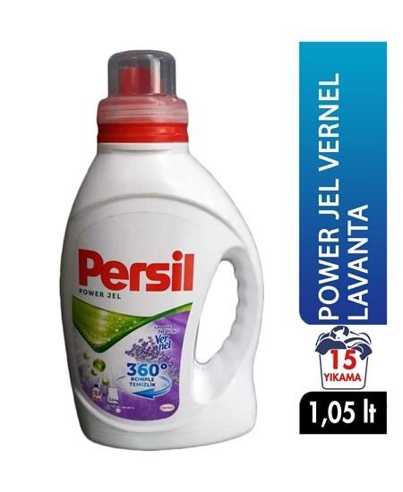 Persil Sıvı Çamaşır Deterjanı 15 Yıkama 1,05 Lt Power Jel Vernel Lavanta Ferahlığı