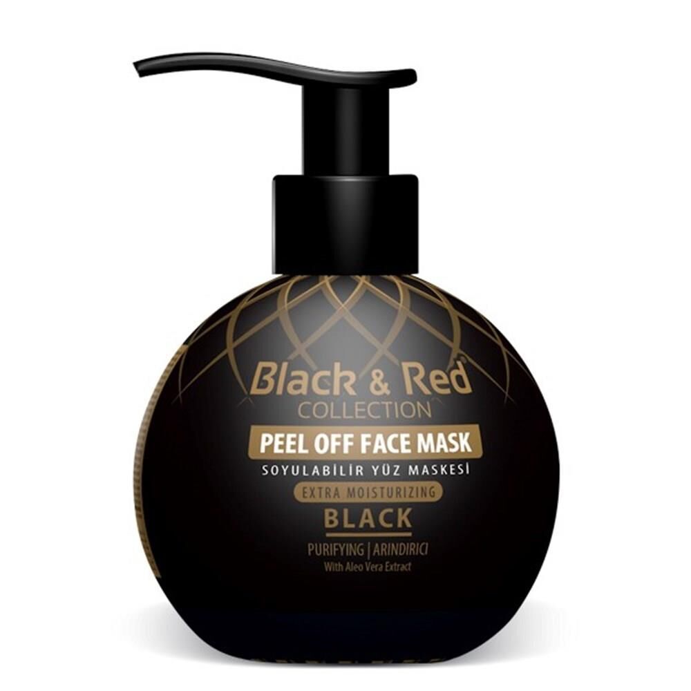 Black Red Soyulabilir Yüz Maskesi Siyah Maske 250 Ml Pompalı
