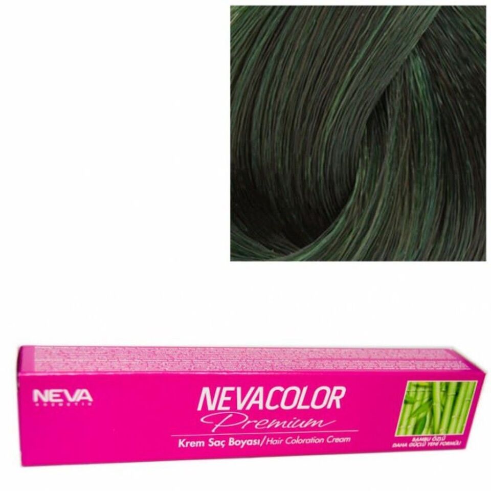 Neva Color Tüp Saç Boyası 0.13 Yoğun Yeşil 50 Gr + Oksidan Sıvısı 50 Ml
