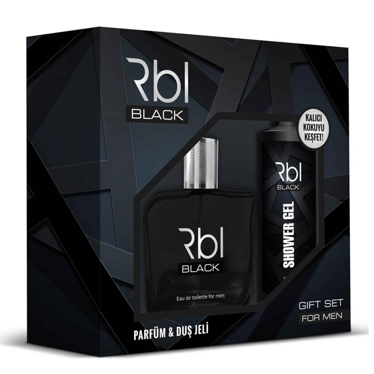 Rebul Set Black Edt 90 ml + Duş Jeli 200 ml Erkek