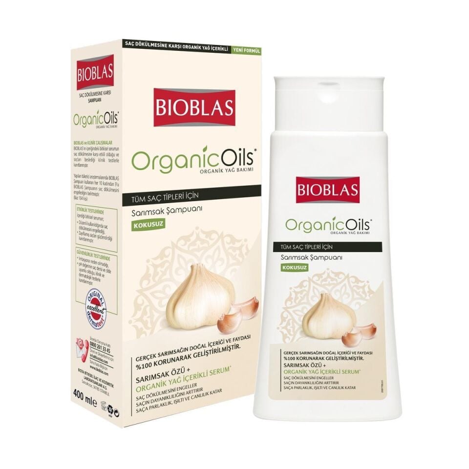 Bioblas Şampuan 400 ml Sarımsak Tüm Saçlar