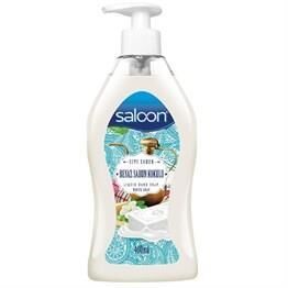 SALOON SIVI SABUN 400 ML BEYAZ SABUN KOKULU