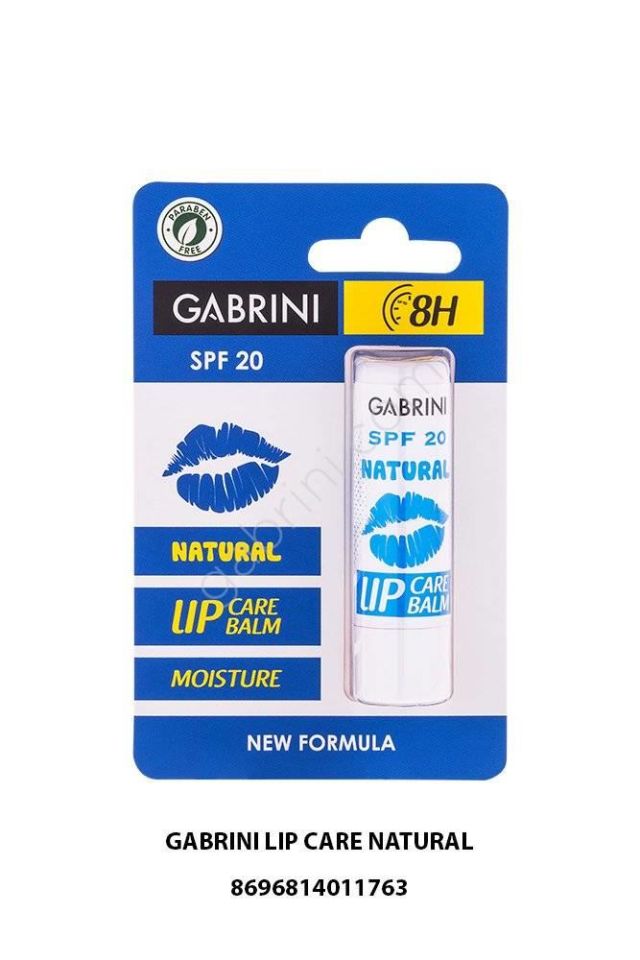 Gabrini Dudak Koruyucu Nemlendirici Lip Balm Care Natural spf20