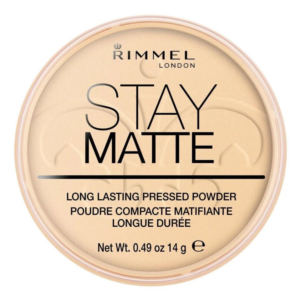 Rimmel London Stay Matte Pressed Powder Pudra 001 Transparent