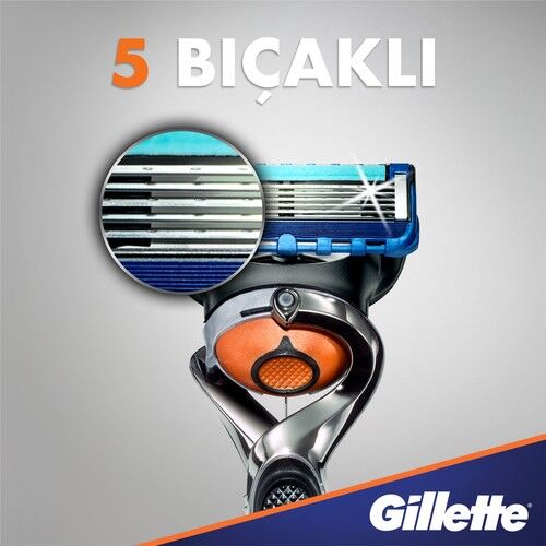 Gillette Fusion ProGlide Tıraş Makinesi + 5 Tıraş Bıçağı