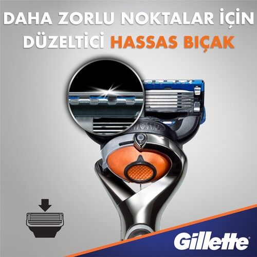 Gillette Fusion ProGlide Tıraş Makinesi + 5 Tıraş Bıçağı