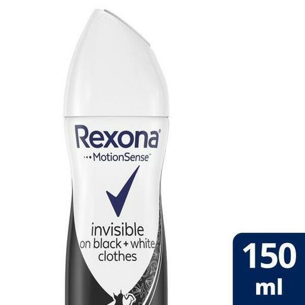 Rexona Deodorant Invisible Black White 150 ml Bayan