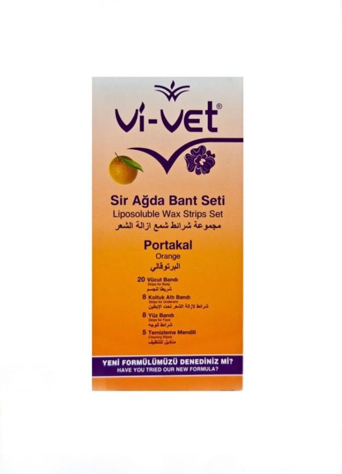 Vi-Vet Ağda Bandı Portakal 41'li